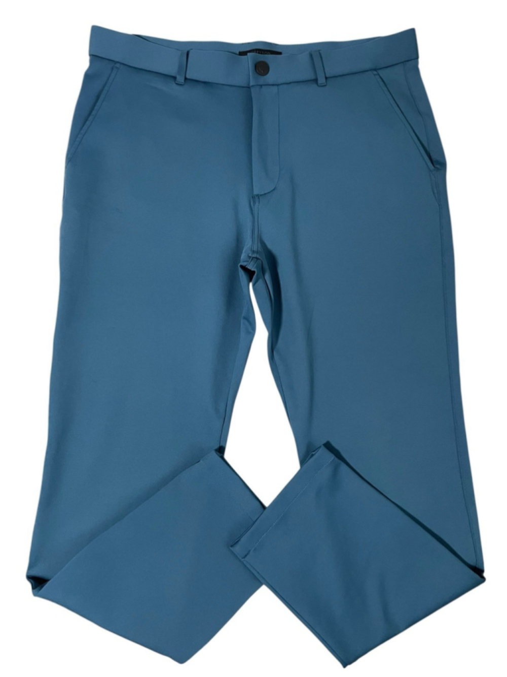 Greyson Pants Mens 34X32 Blue Sequoia Knit Trouser Performance Chino Golf Slim